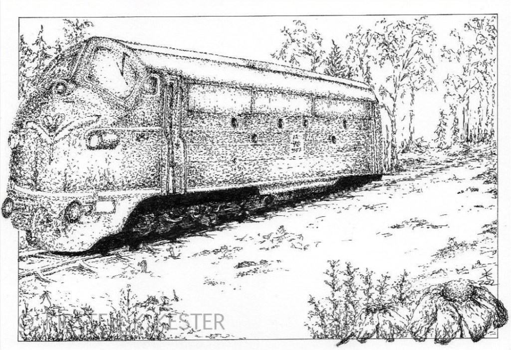 My Artworks / train @ Kirsten K Kester | InsightandVisions.com